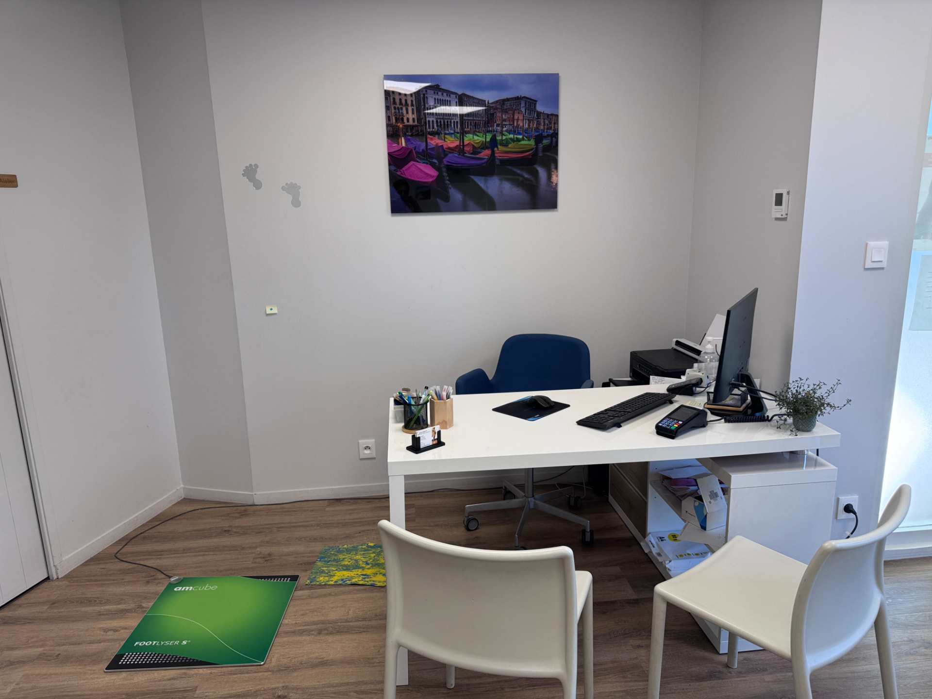 Bureau d'accueil et de consultation du cabinet à Saint-Avé